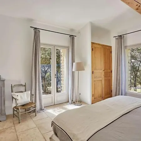 Villa Havre De Paix A Avec Piscine Chauffee Gordes